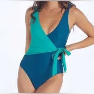 Summersalt The Perfect Wrap one-piece swimsuit